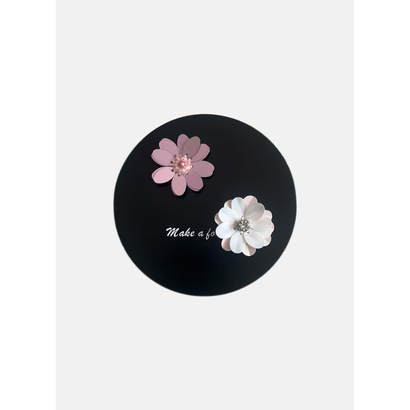 Korean Transparent Jelly Crystal Shoes with 3D Sequin Flower Shoe Charms, High-End Clogs, DIY Versatile Shoe Buckle Accessories