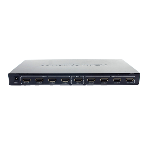 HDMI 유통 업체 1 in 8 out 분할 화면 장치 1 점 8 지점 장치 컴퓨터 TV 스토어 멀티 스크린 디스플레이 HD 4K