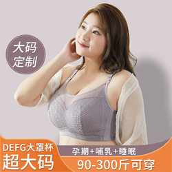 Plus-Size Maternity Bra, Large Cup, Supportive, Thin, Full Cup Nursing Bra, Summer