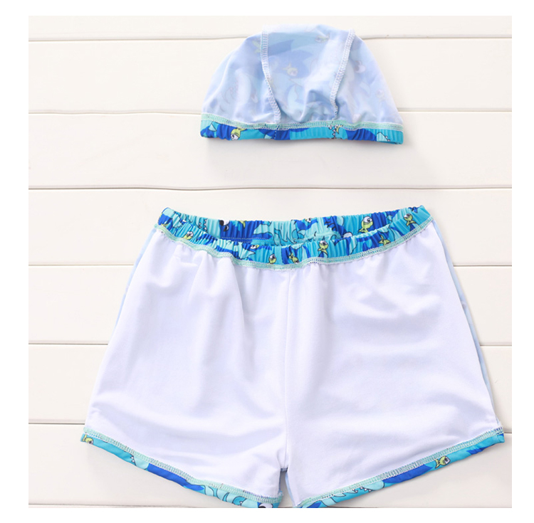 Trẻ em của Đồ Bơi Trai Bơi Quần Thanh Niên Nhỏ và Vừa Trai Bé Chia Đồ Bơi Bơi Mũ Boxer Swimwear đồ bơi cho be gái 14 tuổi