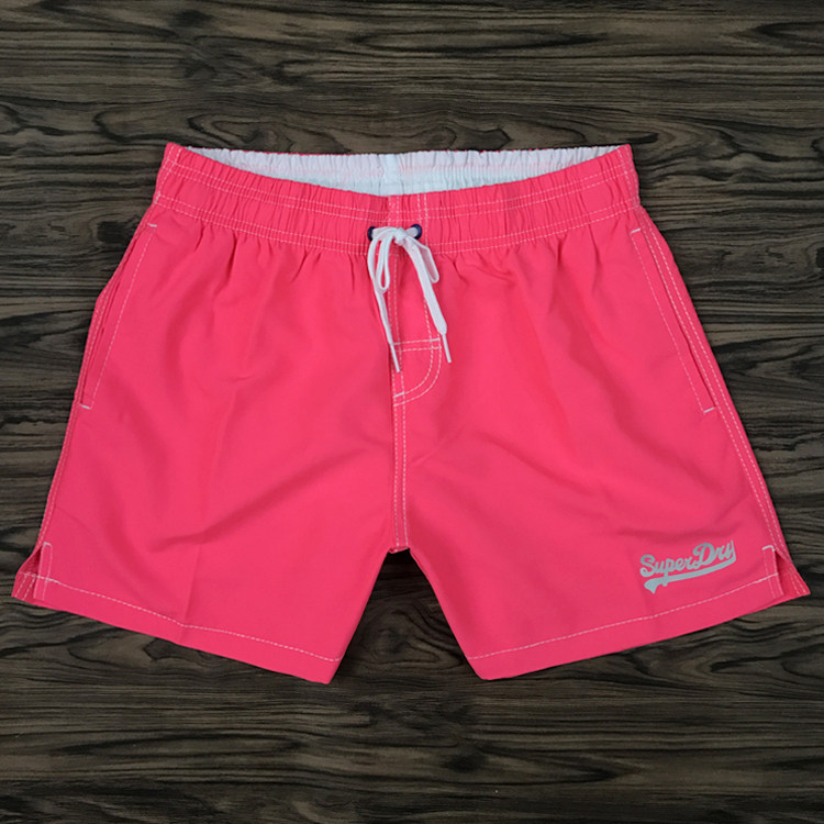 Foreign trade beach pants men's quick-drying loose large size casual lined three-point shorts summer seaside surfing swimming trunks tide