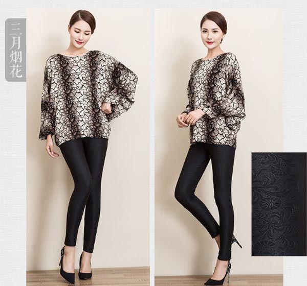 Quần legging nữ trung niên 40-50 tuổi phụ nữ trung niên mùa đông cộng với nhung dày với quần nhung nữ quần legging