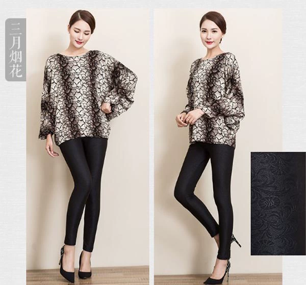 Quần legging nữ trung niên 40-50 tuổi phụ nữ trung niên mùa đông cộng với nhung dày với quần nhung nữ