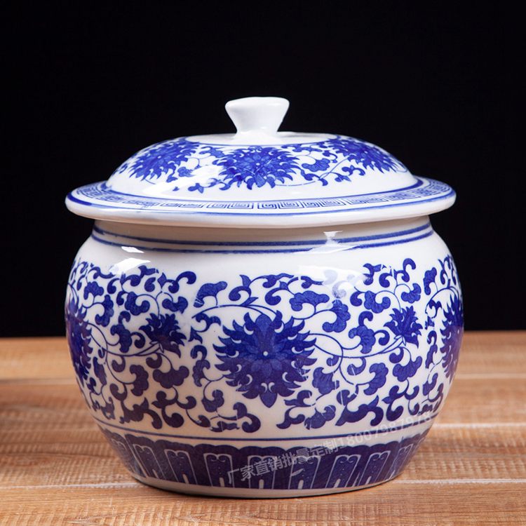 High temperature resistant lard oil jar with cover kitchen household ceramics caster single suits for seasoning powder as cans in the box