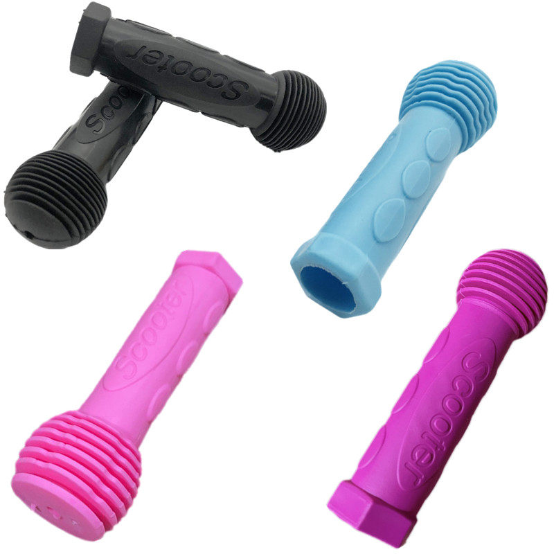 Children's scooter handlebar Balanced Bike Non-slip Soft Rubber Handle Cover Three-wheeled Mountaineering Car Grip Hand Accessories