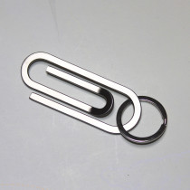 Paper clip wallet keychain creative stainless steel male and female belt keychain banknote clip clip clip clip