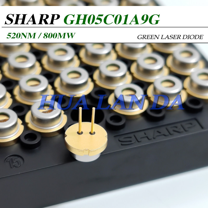 全新原装夏普 GH05C01A9G 520nm800mw 绿光激光二极管 直径9mm