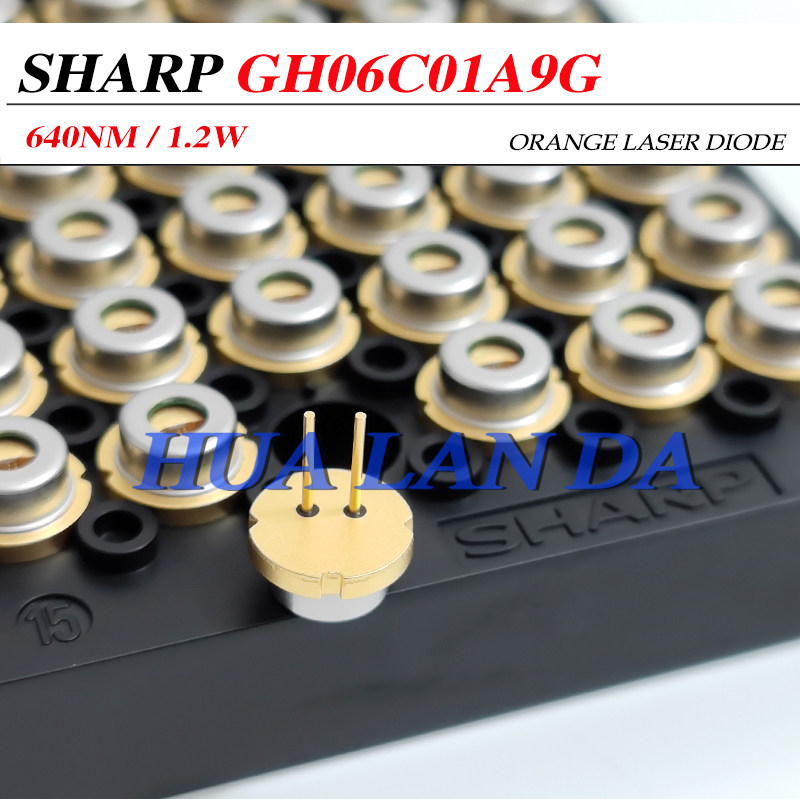 全新原装夏普Sharp 640nm1.2W 红光激光二极管GH06C01A9G 进口