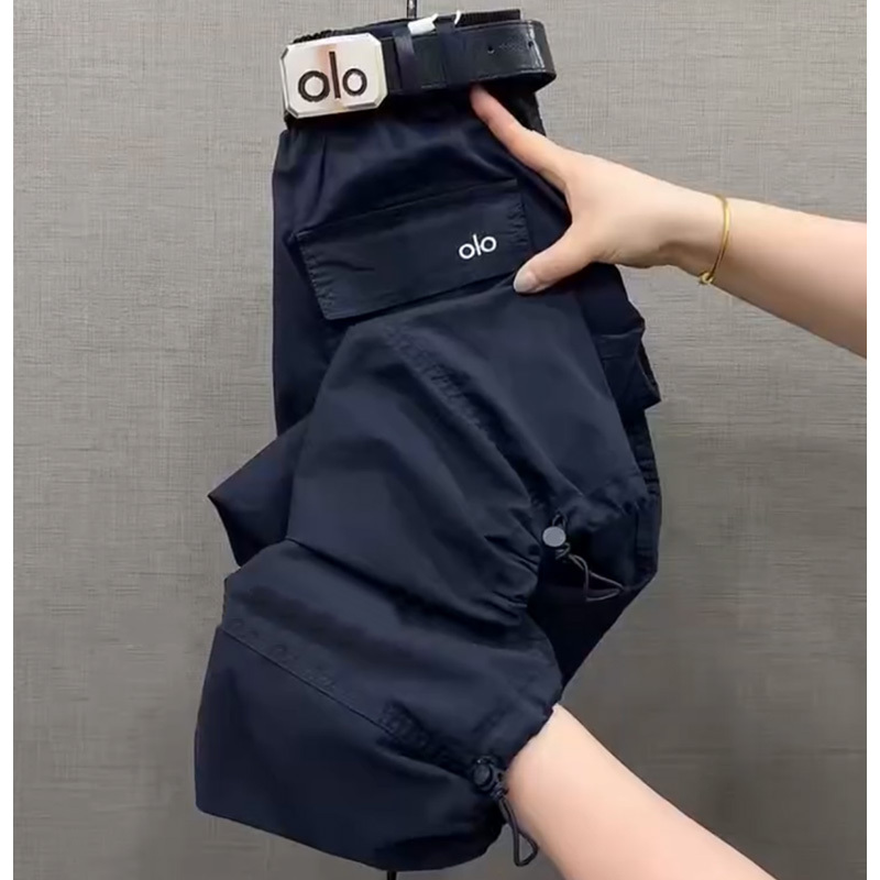 Thin Pure Cotton Cropped Pants for Women, New Summer Style, Loose and Fashionable Jogger Harem Pants, Versatile, Slimming, Casual Sports Pants