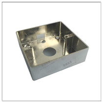 Type 86 door button zinc alloy base switch bottom box junction box concealed open switch