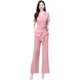 High-end professional suit suit female summer 2022 new fashion temperament goddess fan thin section wide-leg pants two-piece set