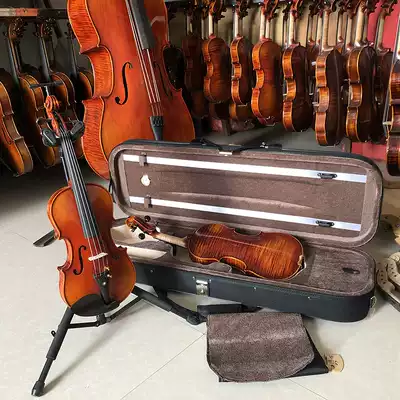 YouYue children's violin high-grade handmade violin beginner Test Professional score piano solid wood