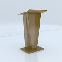 Acrylic podium colorful reception desk station multimedia welcome station host station crystal transparent