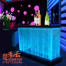 Playable video DJ table Luminous bar bar Fashion bar table New front desk reception KTV box reception desk
