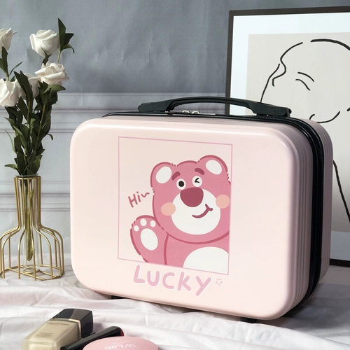 Чехол для макияжа с собакой с корицей, сувенирная мелодия, милый мультфильм, студенческий портативный мини-чемодан Kuromi 14 дюймов