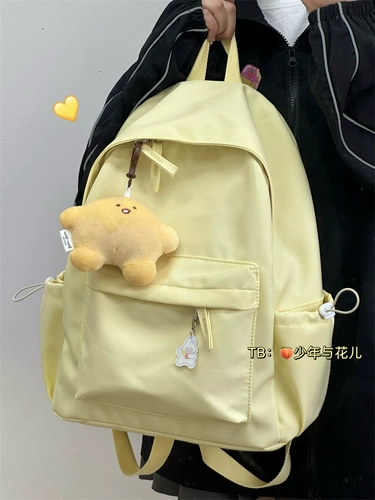 Вместительный и большой ранец, брендовая сумка через плечо, универсальный рюкзак для девочек, подходит для студента, в корейском стиле