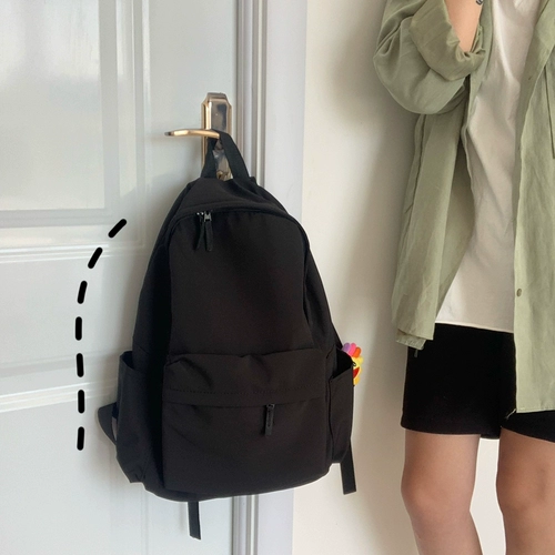 Школьный рюкзак, брендовая вместительная и большая универсальная сумка через плечо для путешествий, в корейском стиле, простой и элегантный дизайн