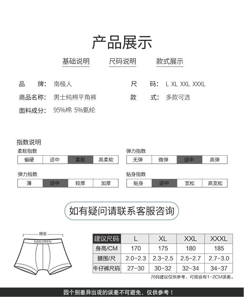 Nam Cực cotton bốn góc đồ lót nam quần lót nam trung niên mỏng phần mùa hè thoáng khí học sinh trung học quần cỡ lớn - Nam giới quan sip dui nam
