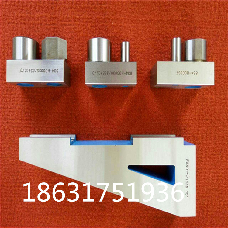 Set to do keyway position degree check with stop gauge fixing stick hole construction composite plug gauge symmetric gauge gauge