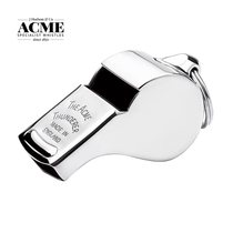 (Pure copper nickel plated) British ACME Ekomi metal referee coach whistle rugby match training whistle