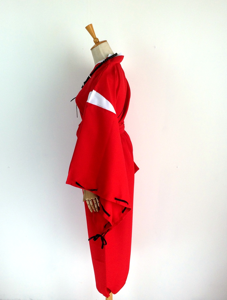 Inuyasha COS quần áo đỏ kimono cosplay trang phục đầy đủ bộ quần áo anime nam tóc giả đồ ngủ cosplay mèo