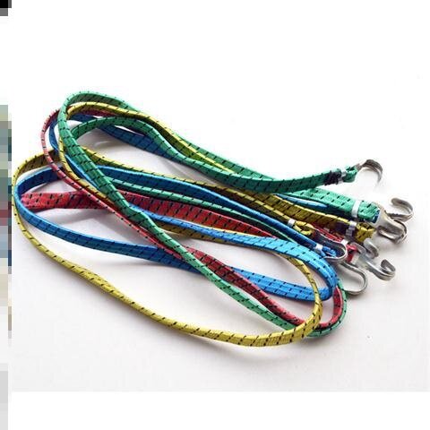 Stretch-tied rope tightly tied rope tied to rope peg bicycle locomotive tied rope