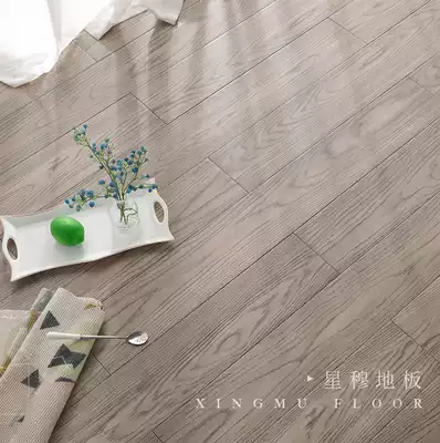 Oak pure solid wood flooring Nordic teak log dragon and phoenix sandalwood factory direct sale black walnut bean home light luxury