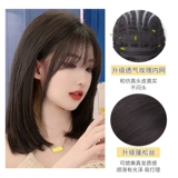 Шлем, комплект изготовленный из настоящих волос, сетка для волос для парика, «ключичная» стрижка, популярно в интернете