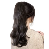 Хвостик, парик, волнистая демисезонная заколка-крабик с косичкой, популярно в интернете