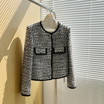 Where the Aunts Workshop Wool is hand-woven with coarse flowers elegant and temperamental little fragrant wind jacket ladies 2022 new