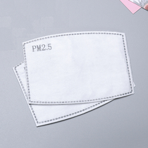 Cnsilk activated carbon filter core pm2 5 filter sheet 5 layers anti-foggy dust-proof anti-exhaust protective mouth nose gasket