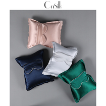  Cnsilk 100%Mulberry silk silk blindfold Travel set with pillow Office lunch break sleeping artifact embroidery