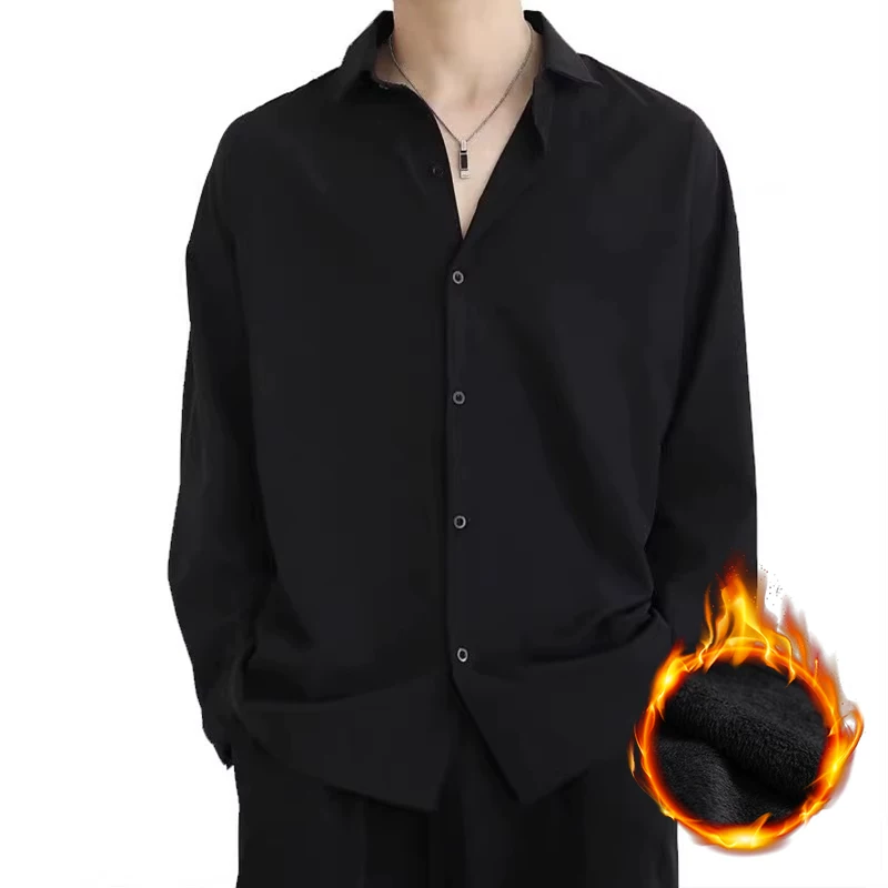 Autumn summer thin jacket, silk black shirt