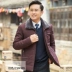 Áo khoác lông cho nam trung niên mùa đông áo gió Bông