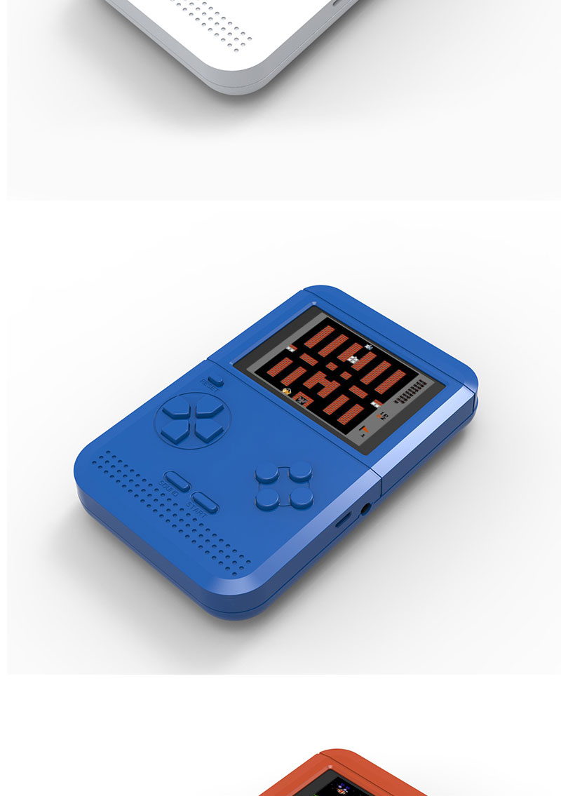 Máy rung mini FC hoài cổ cho trẻ em Máy chơi game Tetris cầm tay Máy chơi game Nintendo cầm tay 88FC bộ điều khiển chơi game