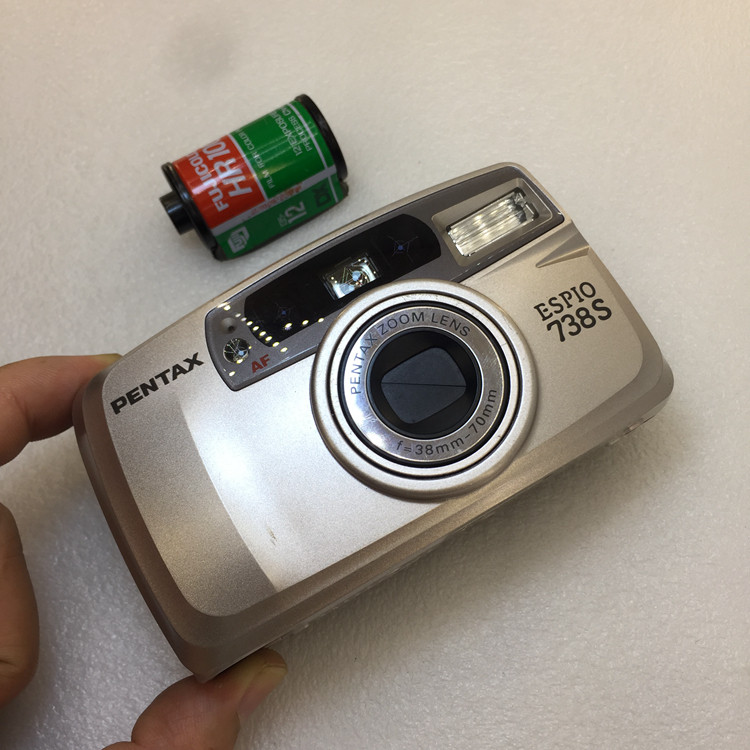 PENTAX Pentax ESPIO 738S Medieval High Color Value Parachute Retro Film Automatic 135 Film Camera