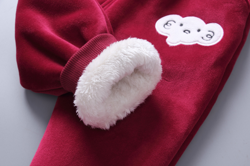 Bé trai mặc mùa thu và mùa đông mẫu ba mảnh phù hợp với trẻ sơ sinh trẻ em cotton trẻ em quần áo mùa đông cho bé mặc áo khoác 0-1-2 tuổi 3 triều quần áo be trai sành điệu
