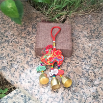 National wind hand string of bright tablet embroidered bell fragrance bell bag hanging twelve zodiac characteristic small windbell decoration