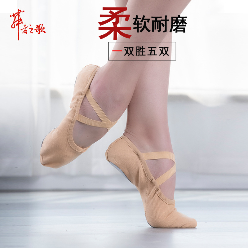 Adult Dance Shoes Children Women Soft-bottom Exercises Shoes Male Classical Body Cat Paw Dancing Shoes Red Girl Ballet Shoes