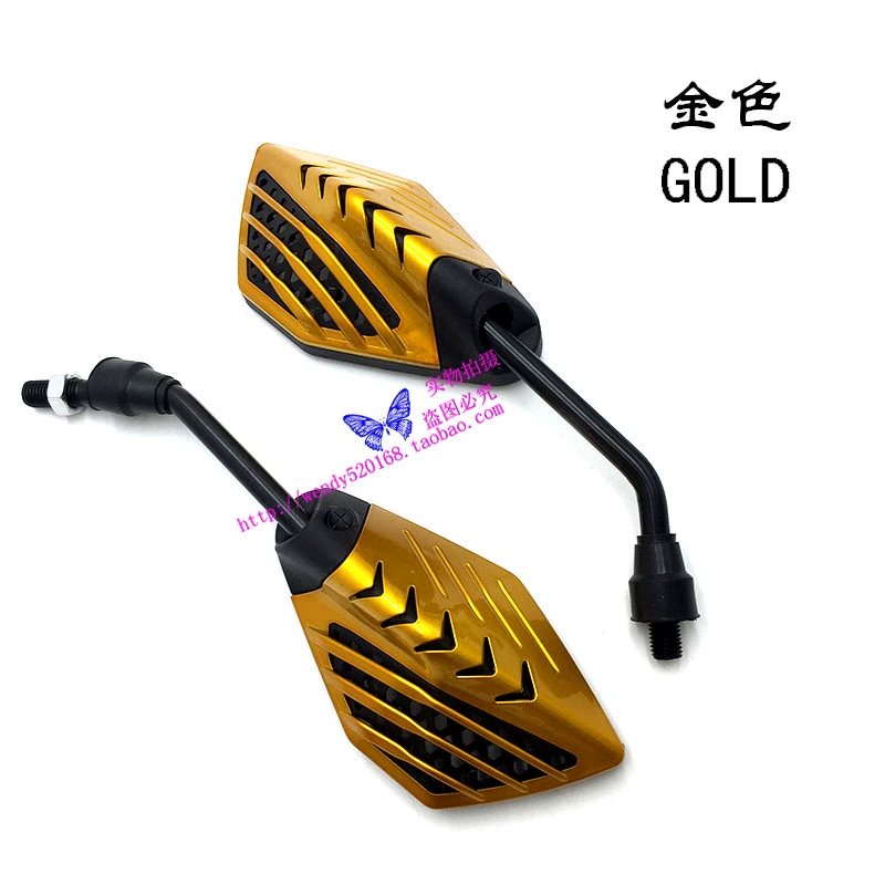 Gương chiếu hậu xe máy sửa đổi gương chiếu hậu nhanh Eagle Honda và gương phản chiếu tổng quát 10MM khác kính chiếu hậu h2c