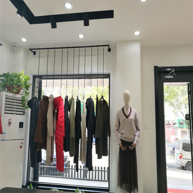 Iron Clothing Rack Simple Women S Wall Hangers Display Racks