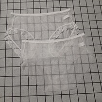 Transparent Underwear Woman Full Penetration Sentient Apostle Hot Passion Ultra Slim Temptation No Marks Mid Low Waist Lace Silk Screen Yarn Big Code