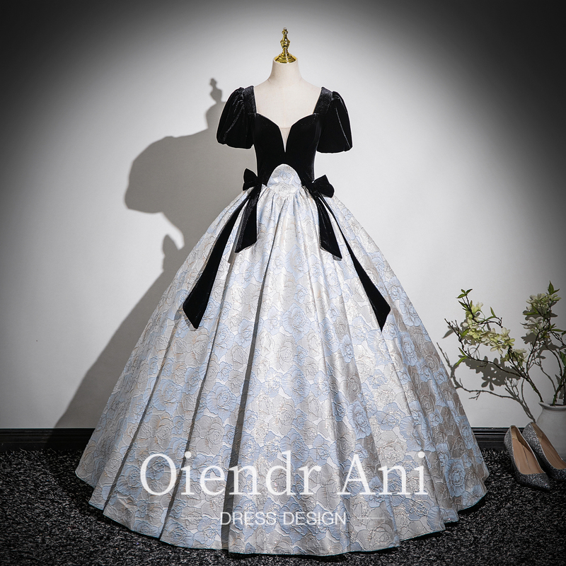 Oiendrani Vocal Arts Exam Music Birthday Host Satin Dress Women's Stage Coming-Of-Age Ceremony Evening Dress