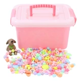 Детский браслет из бисера, игрушка, набор материалов ручной работы, сумка через плечо, бусины, ожерелье для принцессы, поделки ручной работы