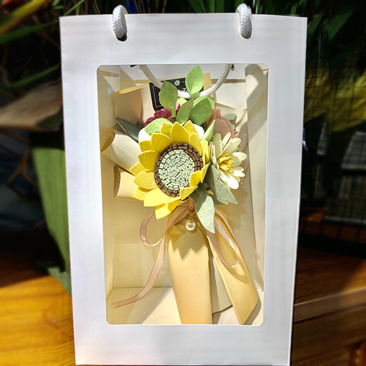 Gift Bag Gift Handbag Transparent Shop Window Gift Bag Holiday Gift Birthday Gift Packing Bag