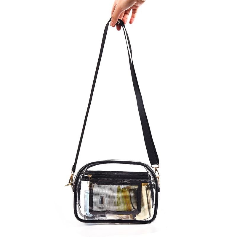 Crossbody Bag, Large Capacity Shoulder Bag, Jelly Bag, Concert Bag, Summer Versatile Transparent Waterproof Crossbody Bag