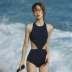 Counter bikini chính hãng eo cao hở lưng gợi cảm Xiêm bikini phẳng góc cơ thể bảo thủ che bụng áo tắm thể thao áo choàng tắm biển Bikinis
