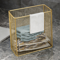 West pick up Nordic simple dirty clothes basket Dirty clothes storage basket Household ins wind light luxury clothing Lou storage basket