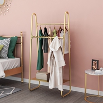 Nordic ins bedroom hanger light luxury floor hanging bag rack Simple household hanging clothes rack Modern coat rack