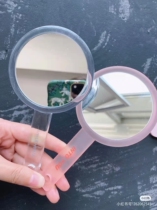 Into You Meta-Gas Lip Glaze bifacial hand with mirror mascara and beauty makeup